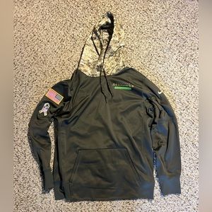 Camouflaged Seattle Seahawks Nike sweatshirt